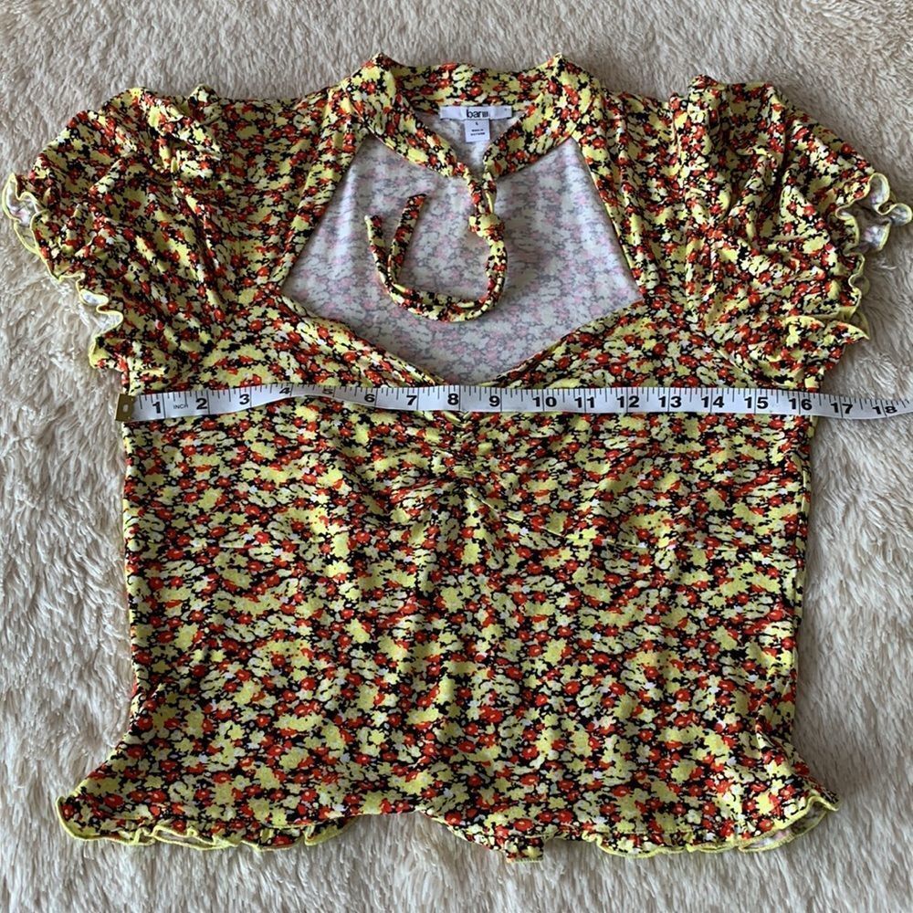 Bar III  blouse floral size large - Picture 8 of 16